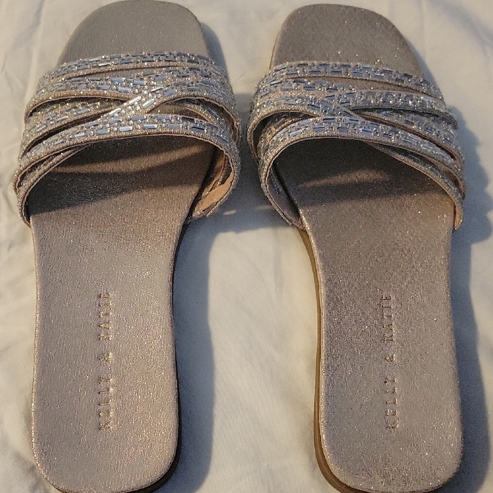 Kelly & Katie Silver Women's Sandals